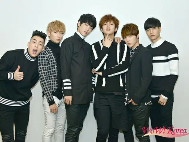 日本、韓国、中国の3カ国から集結したアジアグローバルユニット「CROSS GENE」左からキャスパー、セヨン、タクヤ、シン、ヨンソク、サンミン