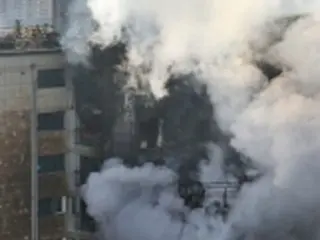 マンション火災で4人死亡・124人負傷 原因究明へ=韓国