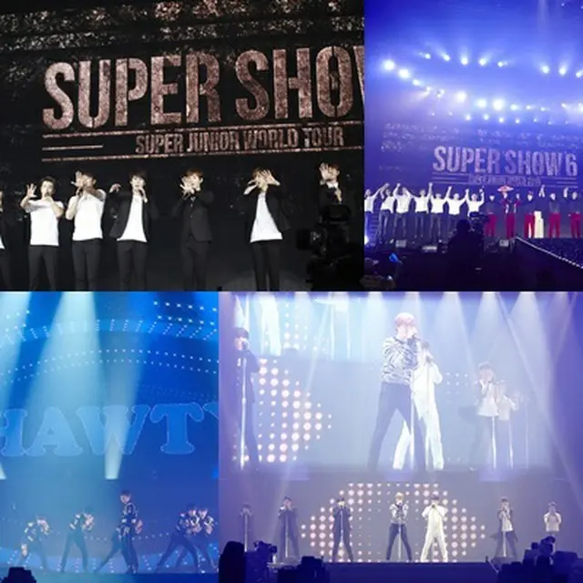 ワールドツアー「SUPER SHOW6」で世界中のファンと触れ合っている人気グループ「SUPER JUNIOR」が、ソウル、東京、香港、北京、台湾、福岡に続き、タイ・バンコク公演も大盛況に終わった。（提供:OSEN）