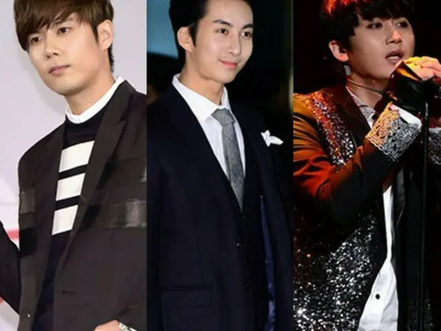 韓国アイドルグループ「SS501」のメンバーキム・ヒョンジュン（マンネ）、キム・キュジョン、ホ・ヨンセンが久しぶりに集まる。（提供:OSEN）