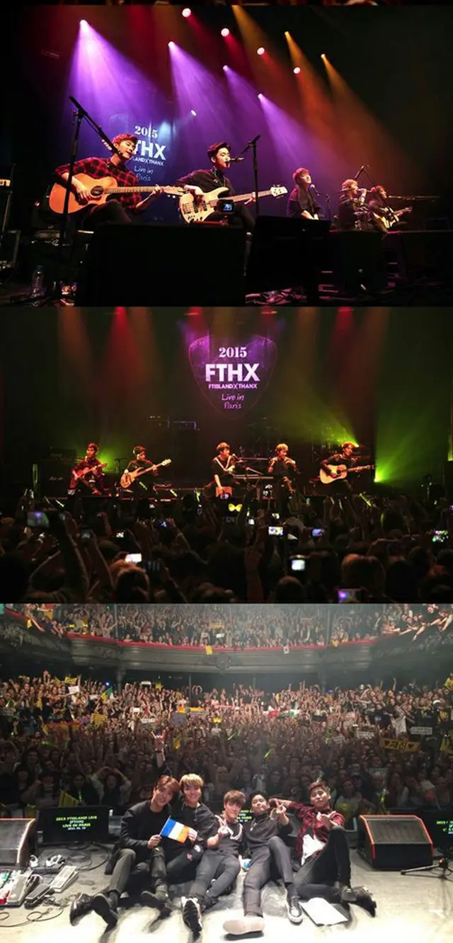 人気バンド「FTISLAND」がフランス・パリで初めてのコンサートを大盛況のうちに終了し、ヨーロッパ～南北アメリカツアーの華麗な幕を開けた。（提供:OSEN）