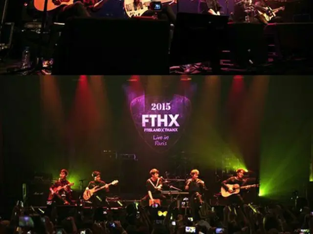 人気バンド「FTISLAND」がフランス・パリで初めてのコンサートを大盛況のうちに終了し、ヨーロッパ～南北アメリカツアーの華麗な幕を開けた。（提供:OSEN）