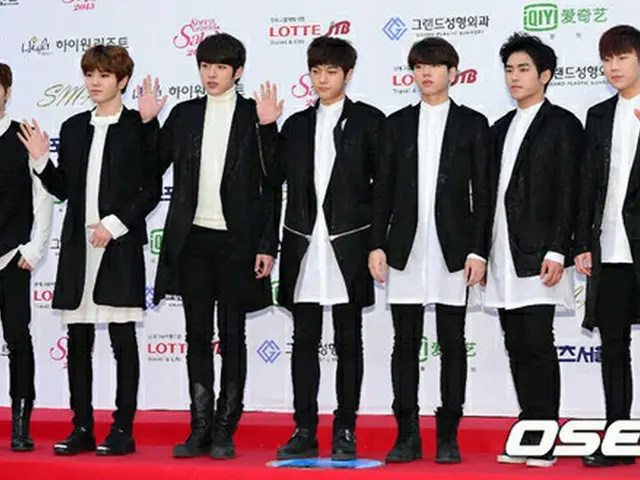 人気グループ「INFINITE」が、22日に行われた「第24回ハイワン・ソウル歌謡大賞」で韓流特別賞を受賞した。（提供:OSEN）