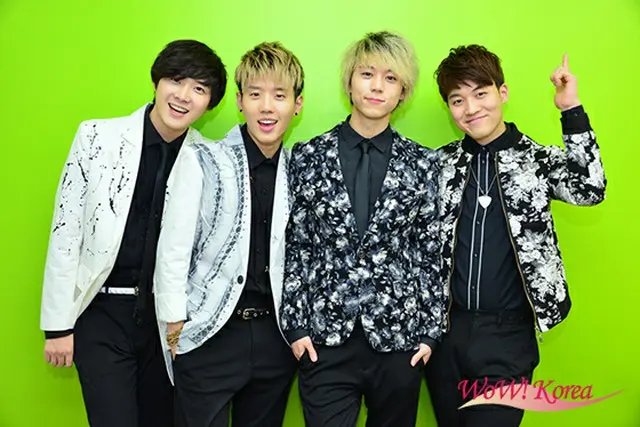 「SHU-I」左からチャンヒョン、ミンホ、インソク、ジンソク