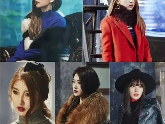 韓国ガールズグループ「4Minute」が「寒い雨（Cold Rain）」で初のバラードタイトルに挑戦した。（提供:news1）