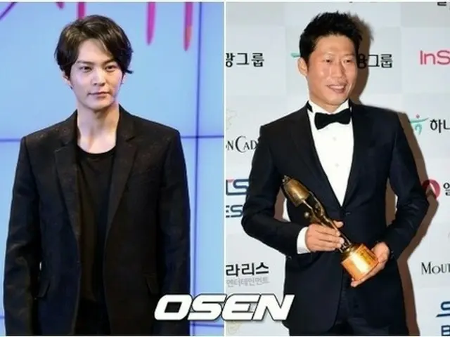 韓国俳優チュウォン（写真左）とユ・ヘジンがスリラー映画「あいつだ」（原題）キャスティングを確定した。（提供:OSEN）