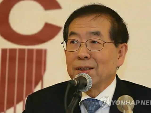 朴元淳ソウル市長＝（聯合ニュース）