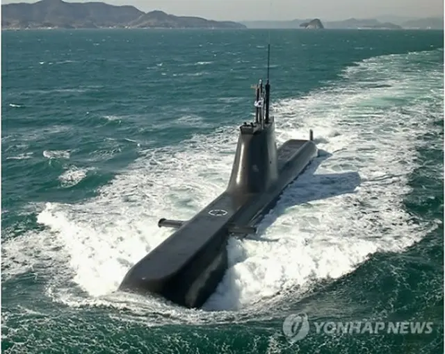 ２１４型潜水艦（海軍提供）＝１日、ソウル（聯合ニュース）
