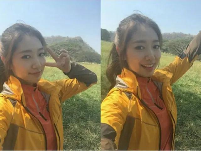 韓国女優パク・シネがタイでの近況を公開した。（提供:OSEN）