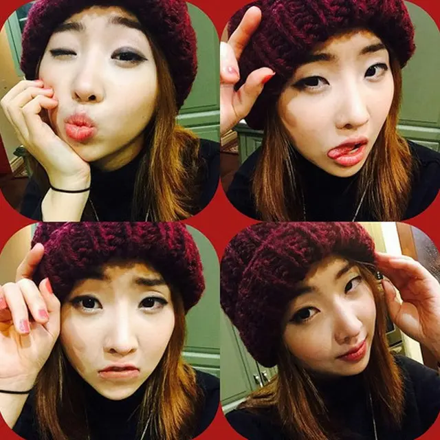 韓国ガールズグループ「2NE1」MINZY（ミンジ）がキュートな魅力を披露した。（提供:OSEN）