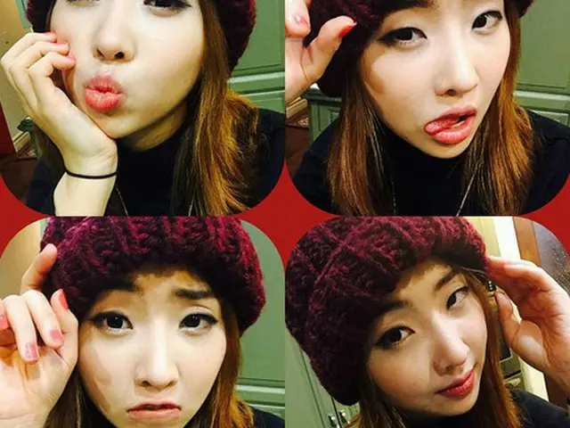 韓国ガールズグループ「2NE1」MINZY（ミンジ）がキュートな魅力を披露した。（提供:OSEN）