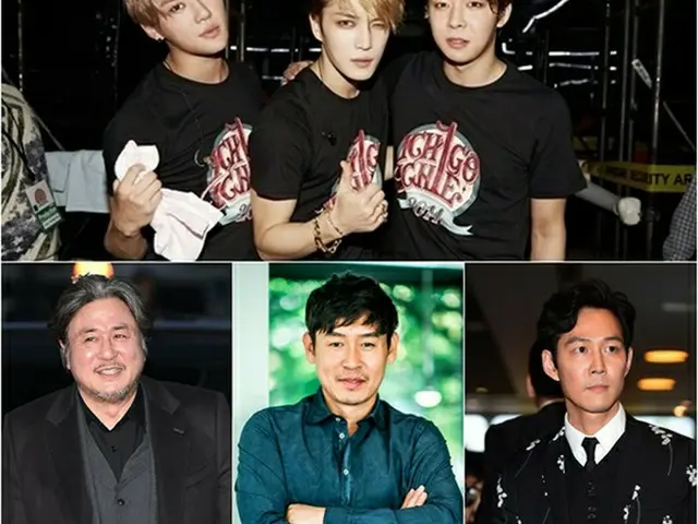 「C-Jesエンターテインメント」に所属を希望する俳優が増えている。写真上段グループ「JYJ」、写真下段左から俳優チェ・ミンシク、俳優ソル・ギョング、俳優イ・ジョンジェ（提供:OSEN）