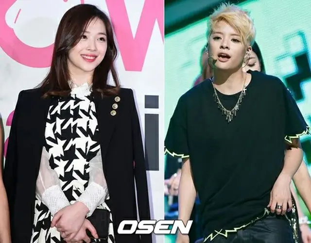 韓国ガールズグループ「f(x)」のソルリ（20）がメンバーのエンバ（22、Amber）のソロ活動を応援する姿を見せた。