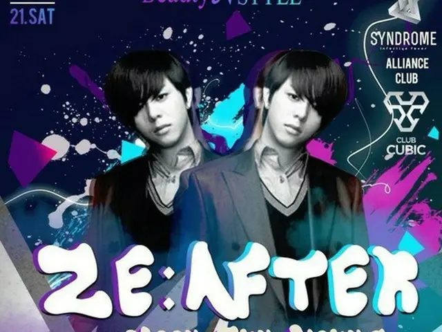 韓国アイドルグループ「ZE:A」ムン・ジュンヨンがDJ ZE:AFTERとして来る21日、江南（カンナム）の有名CLUB「Syndrome」で公演を広げる。（提供:OSEN）