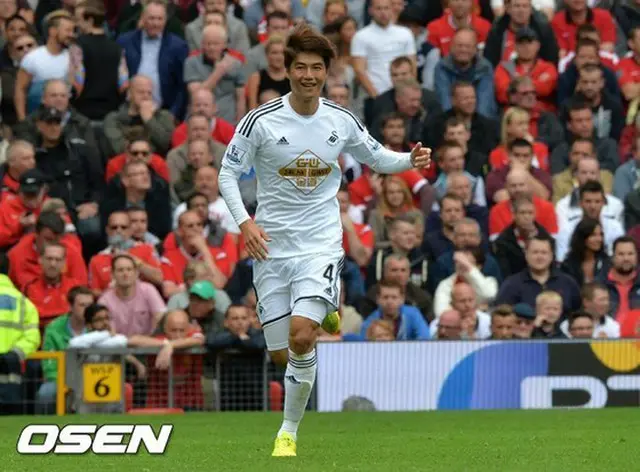 サッカー韓国代表のキ・ソンヨン（26、スウォンジー・シティ）がパパになる。
