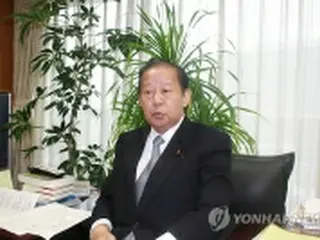 ＜インタビュー＞自民・二階氏　日韓国交正常化５０年の前に首脳会談を
