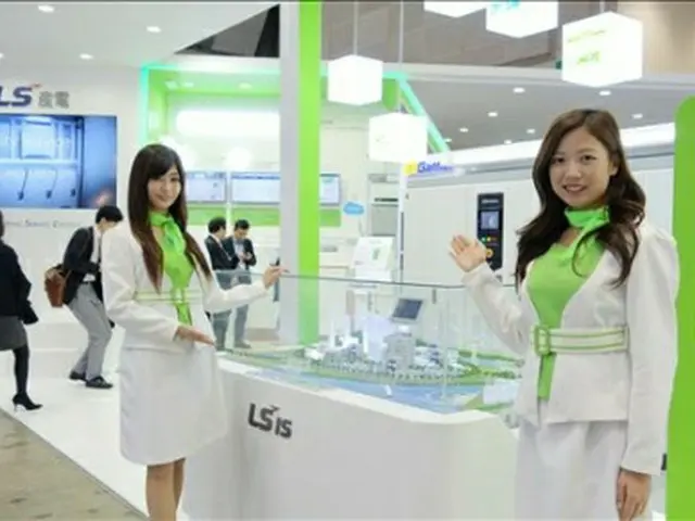ＬＳ産電のブース＝（聯合ニュース）