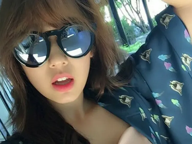 女優パク・シネのInstagramより（提供:OSEN）
