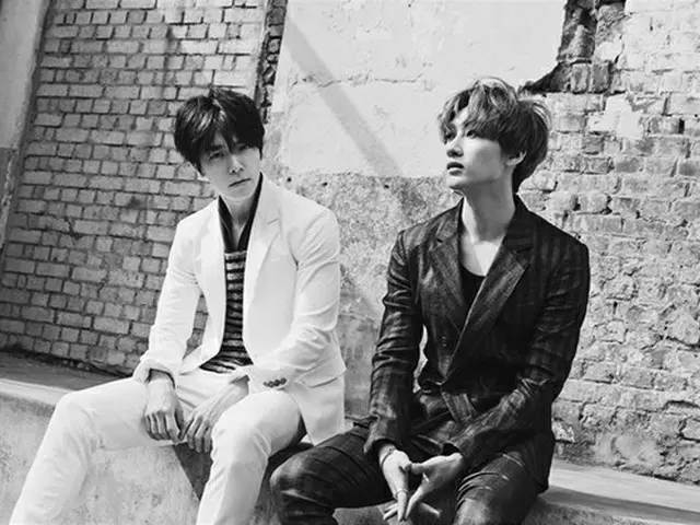 韓国アイドルグループ「SUPER JUNIOR」の2人組ユニット「SUPER JUNIOR D＆E」がタイトル曲「君は僕くらい（Growing Pain）」で歌謡界に突風を巻き起こすことを予告している。（提供:OSEN）
