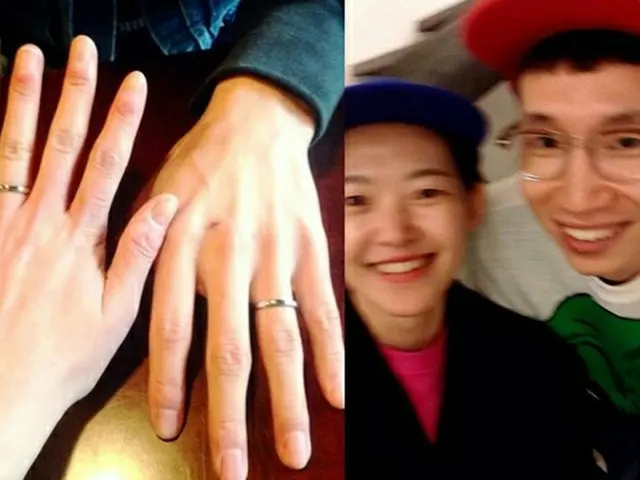 3日、韓国俳優ポン・テギュ（33）が2歳年下の写真作家ハシシ・パクと結婚することが伝えられ、2人のカップルリング写真に注目が集まっている。（提供:news1）