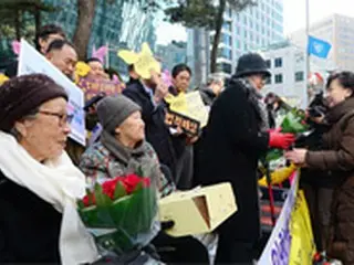 慰安婦問題訴える「水曜集会」 、女性人権と平和のために連帯を