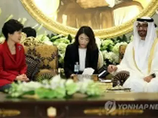 韓・ＵＡＥ　ハラル食などで協力拡大＝朴大統領と皇太子会談