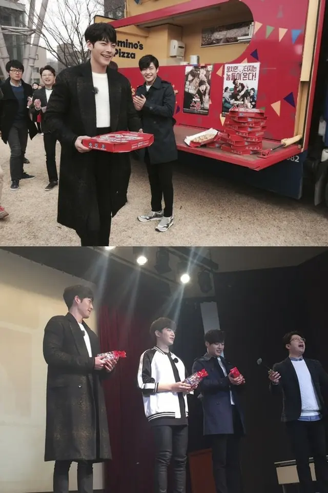 映画「二十歳」のキム・ウビンとジュノ（2PM）、カン・ハヌルがホワイトデーイベントを行った。（提供:news1）