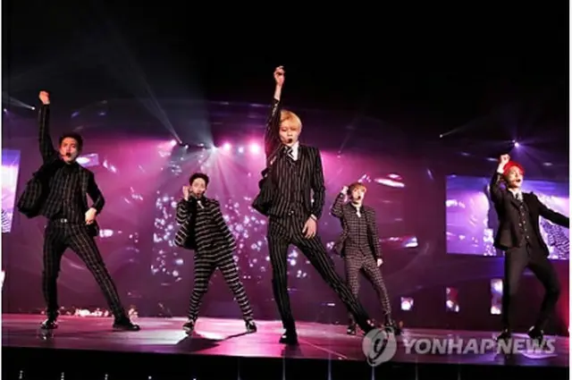 SHINeeの東京公演もよう（提供写真）＝（聯合ニュース）