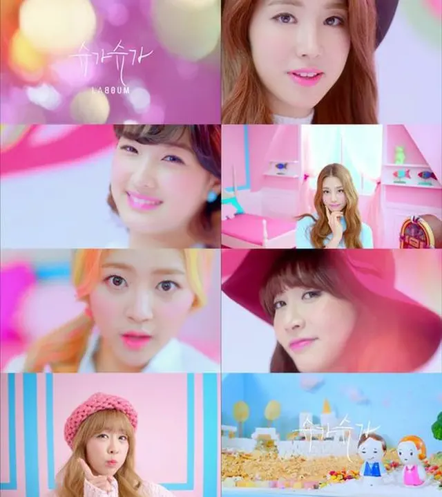 韓国ガールズグループ「LABOUM」のニューアルバムミュージックビデオ（MV）ティーザー映像が公開された。（提供:OSEN）
