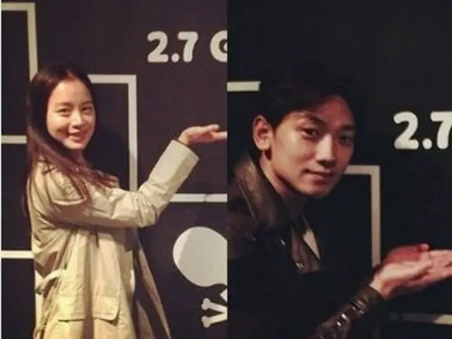 公開恋愛中の韓国歌手Rain(ピ)と女優キム・テヒが変わらぬ愛情を示した。（提供:news1）