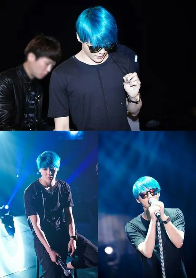 韓国人気男性グループ「JYJ」ジュンス（XIA）のアジアツアー福岡公演のリハーサル写真が公開された。（提供:OSEN）