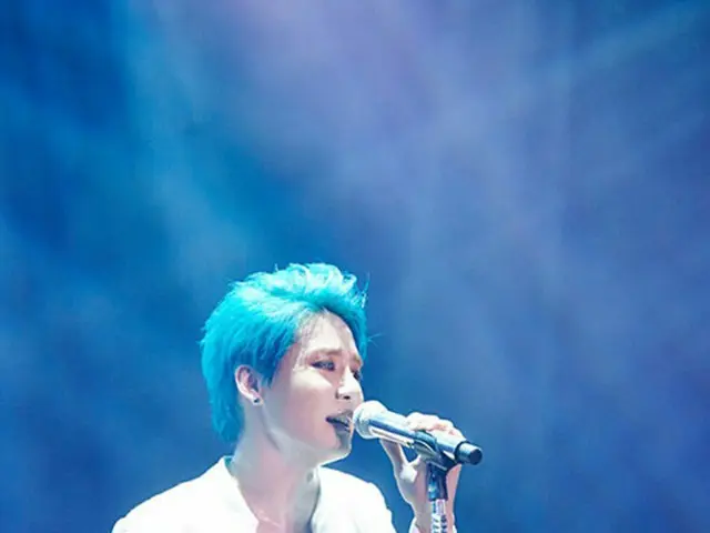 韓国の人気グループ「JYJ」のジュンス（28）が日本・福岡で成功裏にソロ公演を終えた。（提供:OSEN）