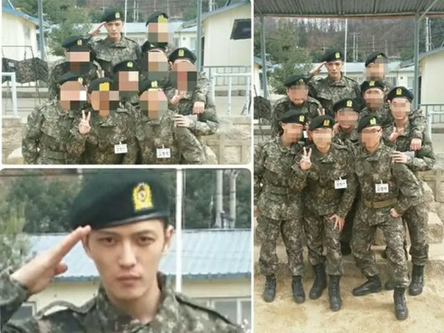 韓国の人気グループ「JYJ」キム・ジェジュン（29）の軍生活姿がとらえられた。（提供:OSEN）