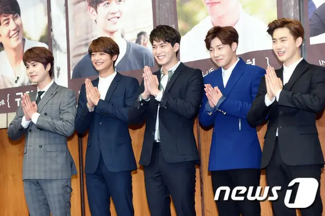 人気グループ「SUPER JUNIOR」のキュヒョンがスタッフに謝った。（写真左から左からキュヒョン（SUPER JUNIOR）、ミンホ（SHINee）、ジョンヒョン（CNBLUE）、ソンギュ（INFINITE）、SUHO（EXO） / 提供:OSEN）