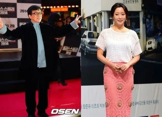 中国最高のスタージャッキー・チェンが親しい韓国女優キム・ヒソンのために「アングリーママ」の現場に超豪華ケータリングをプレゼントした。（提供:OSEN）