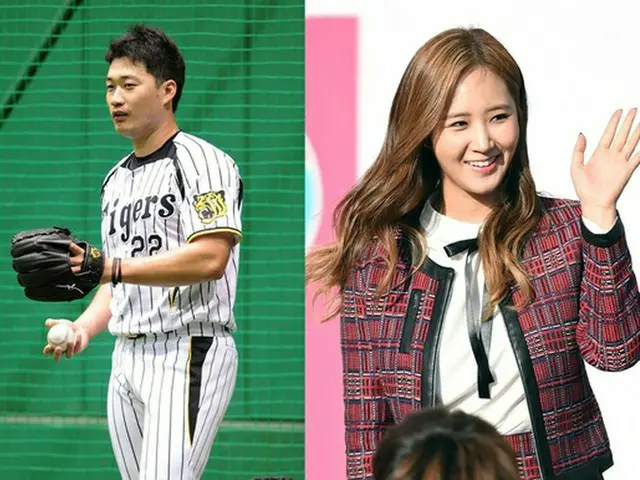 「少女時代」ユリ（25）と日本プロ野球・阪神タイガースのオ・スンファン（32、呉昇桓）が恋人関係にあることを認め、2人の共通点に注目が集まっている。（提供:news1）