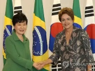 韓国・ブラジル首脳会談　経済協力拡大策を協議