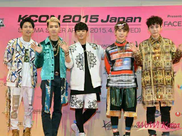 「MYNAME」左からインス、ジュンQ、セヨン、チェジン、ゴヌ