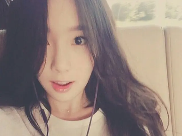 韓国ガールズグループ「少女時代」テヨンが清純な美貌を披露した。(提供:OSEN)