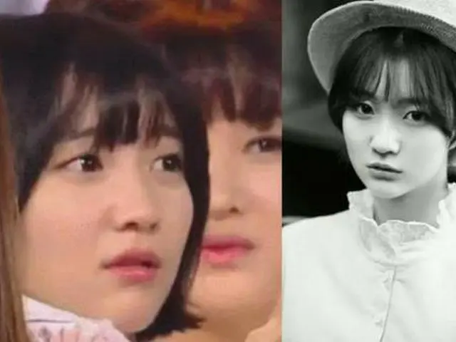 韓国の新人ガールズグループ「OH MY GIRL」ビニの泣きそうな姿がユーザーの視線を引きつけた。（提供:news1）