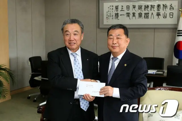 山梨県議会が、韓国中部の忠清北道（チュンチョンブクト）道議会との交流再開を要請した。（提供:news1）