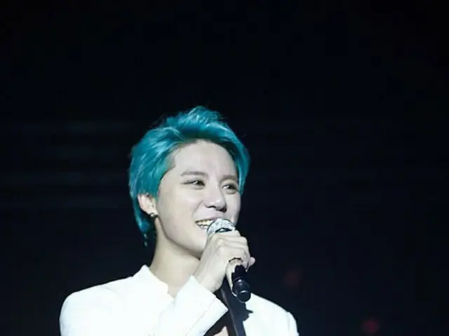 人気グループ「JYJ」のジュンスが、GUMMYのコンサートを応援に駆けつけた。（提供:OSEN）