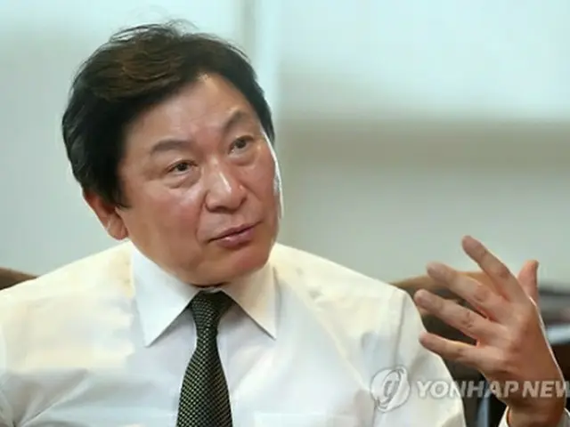 朴永石会長＝4日、ソウル（聯合ニュース）