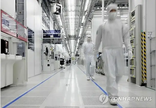 サムスン電子の半導体生産ライン（資料写真）＝（聯合ニュース）