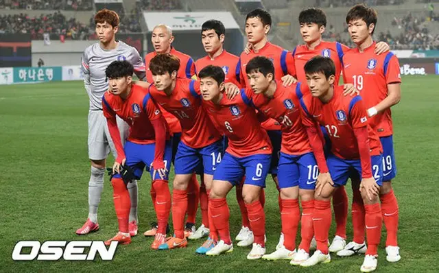 韓国男子サッカー代表チーム（ウリ・シュティーリケ監督）が「2018ロシアW杯」に向けた試合がタイ・バンコクから始まる。（提供:OSEN）