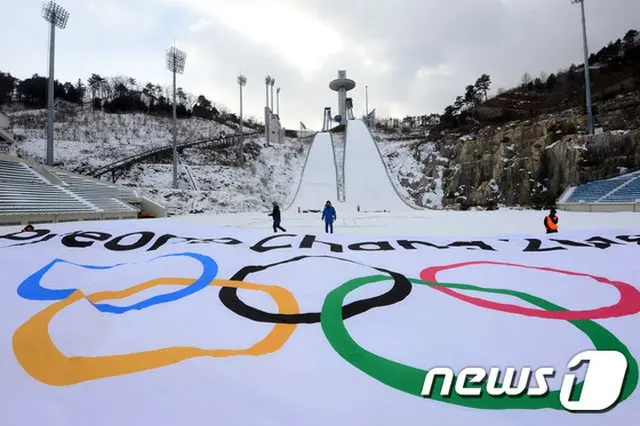 平昌冬季五輪開催まであと3年となり、工程率の低さが問題になった。来年初めに予定された「テストイベント」開催を前に本大会が開催できるのかと憂慮されるほどだった。（提供:OSEN）