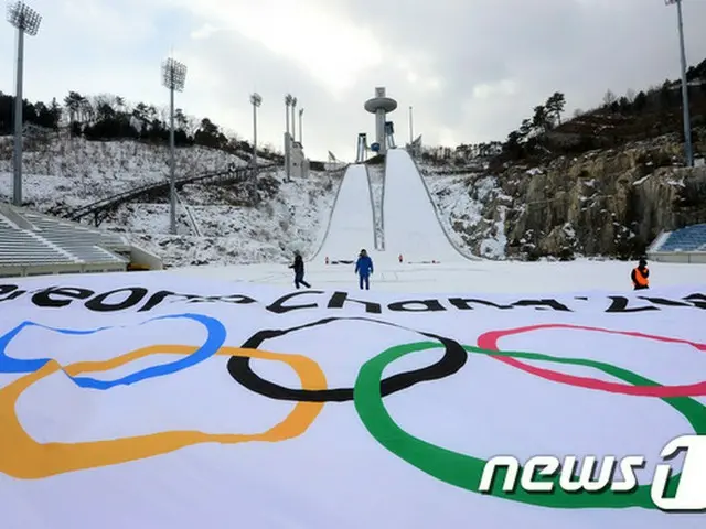平昌冬季五輪開催まであと3年となり、工程率の低さが問題になった。来年初めに予定された「テストイベント」開催を前に本大会が開催できるのかと憂慮されるほどだった。（提供:OSEN）