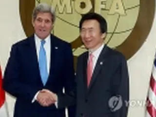 来韓の米国務長官「最も大きな安保脅威は北朝鮮」