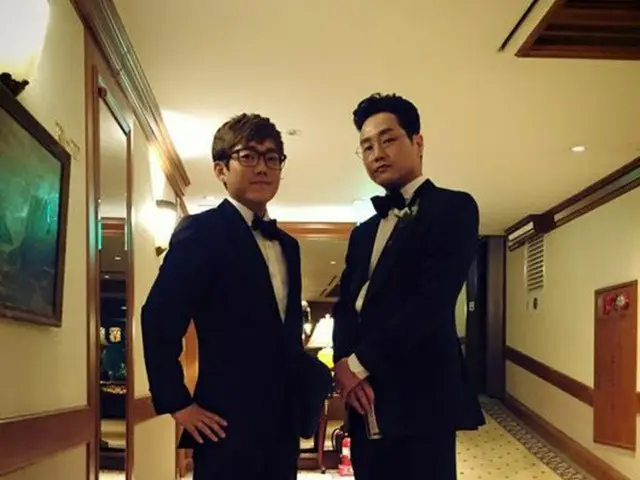 韓国ヒップヒップグループ「1TYM」の元メンバー、ソン・ベッキョン（36）がオ・ジファン（36）の挙式を公開した。（提供:OSEN）