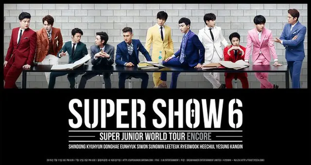 韓国アイドルグループ「SUPER JUNIOR」が「SUPER SHOW6」のアンコールコンサートを開催する。（提供:news1）